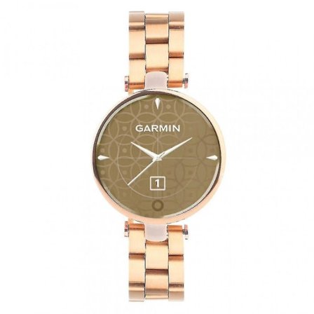 Justerbart roséguldfärgat armband i metall till Garmin Lily