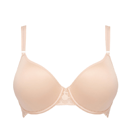 Chantelle T-shirt BH Day to Night Underkläder Dam Beige E 85