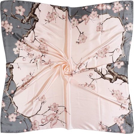 Silke Lignende Hovedtørklæde til Kvinder, 90 cm Satin Stort Firkantet Hårtørklæde og Wraps Hovedbeklædning til Sovning