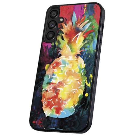 Samsung Galaxy S24 - Skal/Mobilskal Regnbåg Ananas