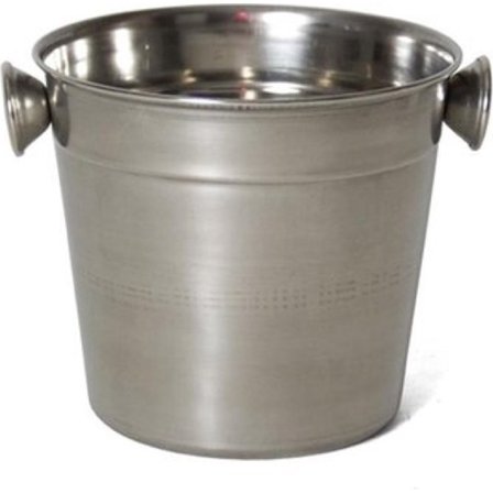 Go Go Gadget - "Elegant 10cm Rostfri Stålhink - Perfekt för Förvaring av Vin Medan Du Äter".