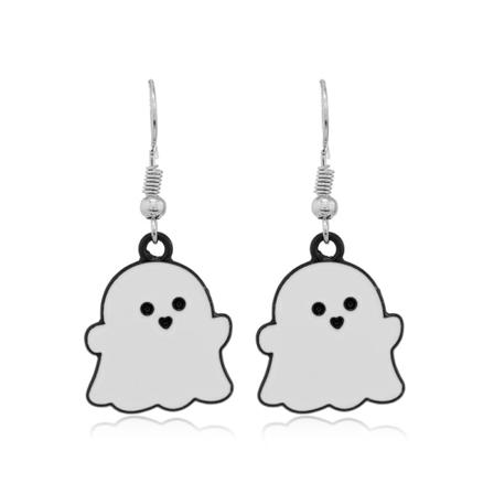 Halloween-korvakorut, riipuskorvakorut naisille, joulukoristelahjat, halloween-lahjat, valkoinen haltia