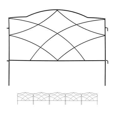 metallinen kukkapenkkiaita 6 osassa