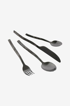Muubs - Bestiksæt Uta - Sort - Bestik - Fra Homeroom