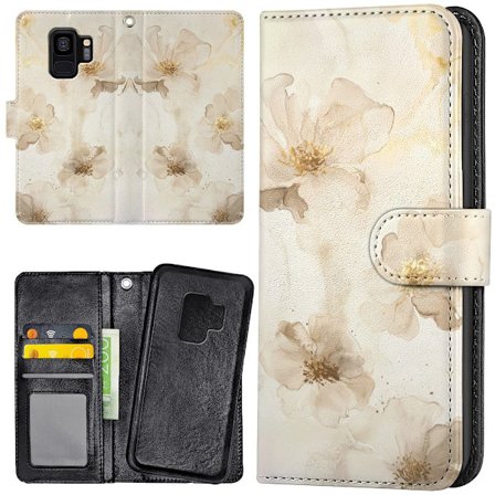 Samsung Galaxy S9 - Lommebok Deksel Flowers