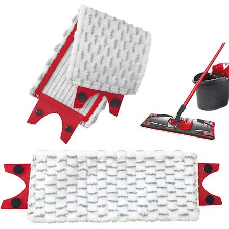 Moppehovederstatning til - Mikrofiber-påfyldningspuder til Vileda Ultramax (2 stk.)