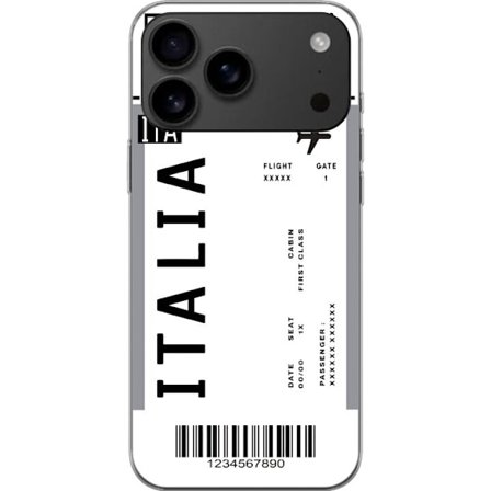 Kompatibel Mobilcover til Apple Apple iPhone 17 Pro Max Flybillet til Italien