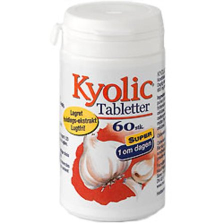 Kyolic Kyolic 60 tabl., Helse & Madvarer, Ingredienser, Hvidløg