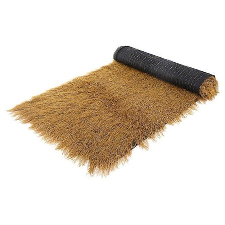 Gjenbrukbart kunstig stråtak for hage, dekorativt skygge tak