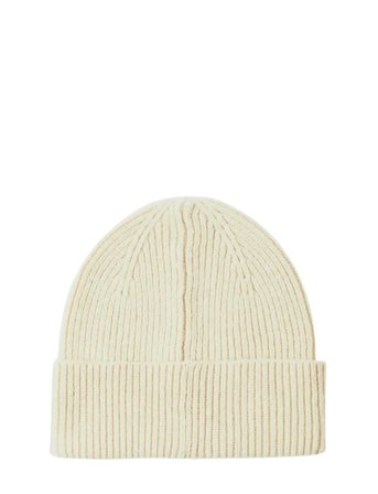 Slmmason Merino Wool Beanie Noos Cream Selected