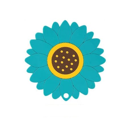 3kpl Auringonkukkamatto Coaster GREEN 20cm