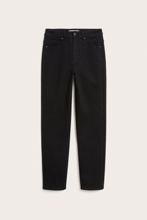 Kappahl | Straight Jeans High Waist | Svart