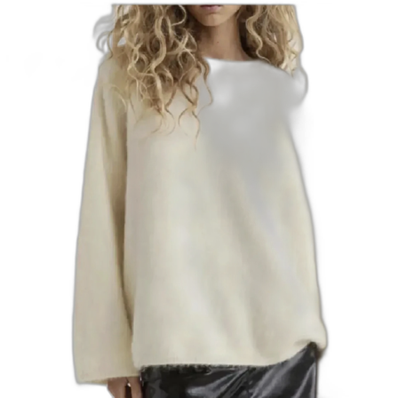mohair stickad hm