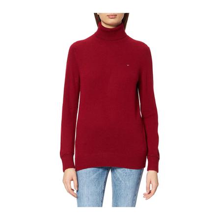 Tommy Hilfiger, Turtleneck Rood, Dames, Maat:M