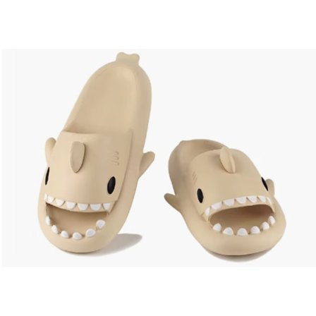 Hvide damer mænd hjemmesko haj sutsko sommer søde haj sutsko