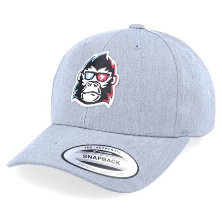 Kinder Kiddo Cap - Grau adjustable Cap - Kinder 3D Gorilla Grey Adjustable @ Hatstore