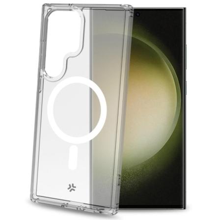 Celly Gelskinmag Magnetic TPU Cover Galaxy S23 Ultra 5G / Enterprise Ed Transparent Transparent