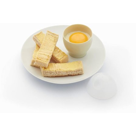 2-pack Mikrovågsugnsäggkokare i Plast