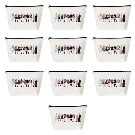 1/5/10 ST Sminkväska för Musikälskare, Present till Sångare, Sminkväska för Kvinnor och Flickor_TF_TF