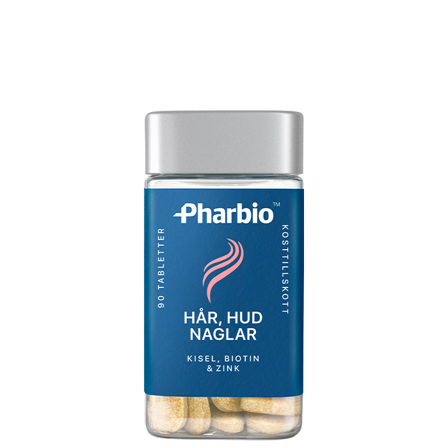 Pharbio Hår Hud Naglar 90 tabletter
