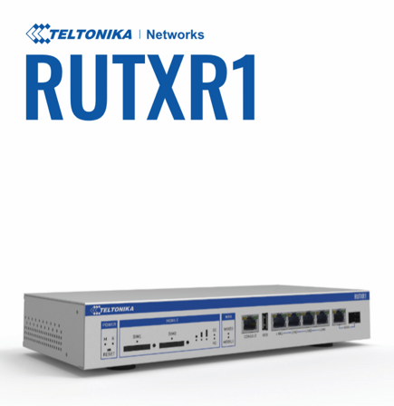 TELTONIKA RUTXR1 Enterprise Rack-Mountable SFP/LTE Router