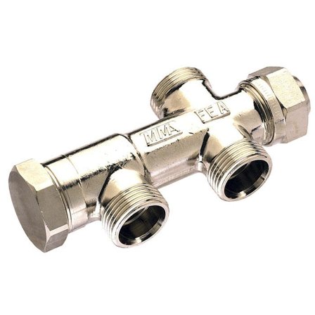 MMA FEA-M Fordeler 1-rørs, for radiatorkobling, Installasjon