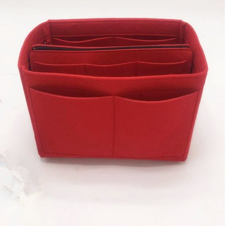 Håndveske lommebok manager plugg inn multi lomme veske manager filt hånd