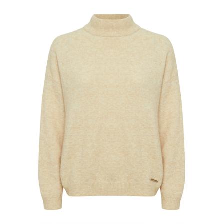 Karen by Simonsen, Turtleneck 10103291 Beige, Dames, Maat:S
