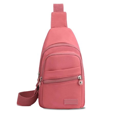 Trendig enkel diagonal axelväska sport fritid resväska bröstväska