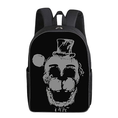 Five Nights At Freddy Skole Rygsæk 3D Print Fnaf Skole Taske Tegneserie Mode Rygsække Laptop Tasker Student Taske Skole Taske Gave (FMY)