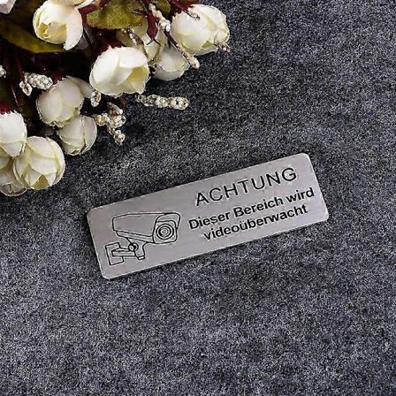 20 st Videokamera CCTV Kamera Skylt Varningsdekal Varningsskylt