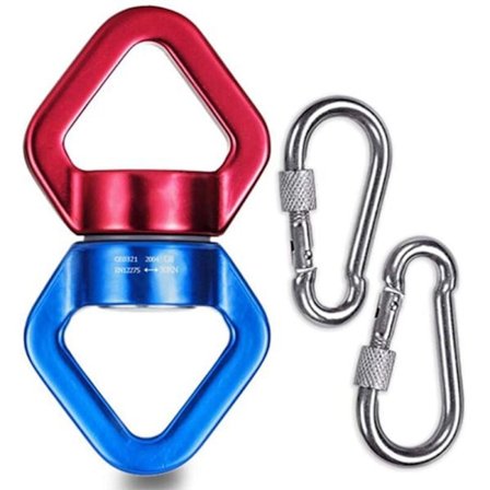 Universell roterende ring for utendørs klatring Universell ring Air Yoga tilkoblingsring Roterende ring for hengekøye