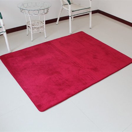 Suihkumatto liukastumisenesto Absorboiva kylpyhuoneen matto Coral Fleece Viininpunainen 0,5 m * 0,8 M