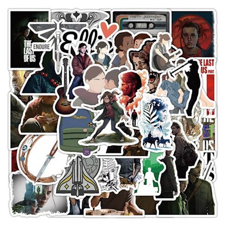 50X The Last of Us Part PS5 Ellie Stickers Telefon Laptop Scrapbook Graffiti Bil