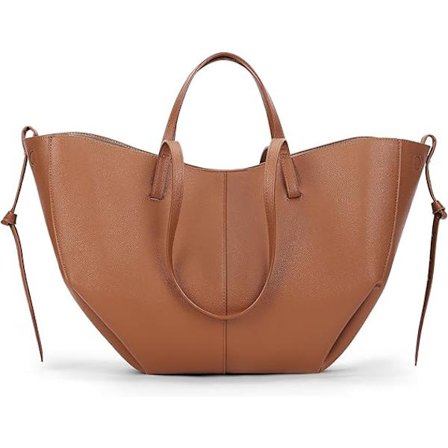 Stor damehåndveske i kuskinn, plissert skulderveske, lett skjørt, luksusmerke, designmote, komfortabel veske