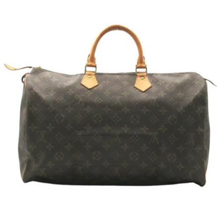Louis Vuitton Vintage Pre-owned Canvas hndtasker Brun, Dame Vintage Tasker, Størrelse: ONE Size