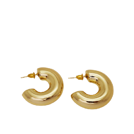 WOS Banana Örhängen Dam Guld ONESIZE