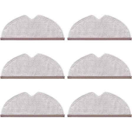 6-pakning rengjøringskluter for Xiaomi Roborock S5 S50 S51 S55 S6 S6 MAXV S5 Max støvsuger