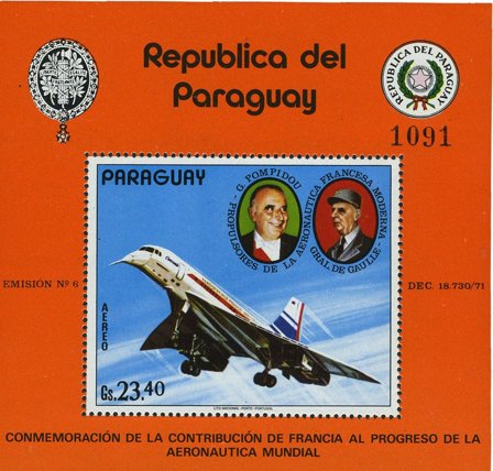 Paraguay 1972 - MICHEL Blok 193 - Postfrisk