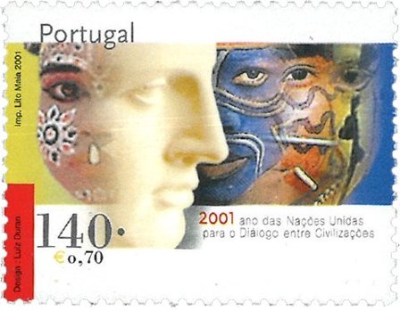 Portugal 2001 - FN ́s år for dialog mellem civisationer - Postfrisk frimærke