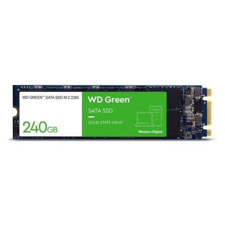 WD Green SATA 240GB Internal SSD Solid State Drive - SATA 6Gb/s M.2 2280 - WDS240G3G0B