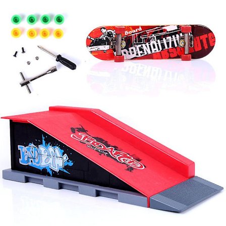 Finger Skateboard Venue Combination Set Mini Finger Board Micro Skateboard Ramp Skateboard Place Play Set