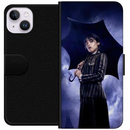 Apple Iphone 14 Plånboksfodral Wednesday Addams