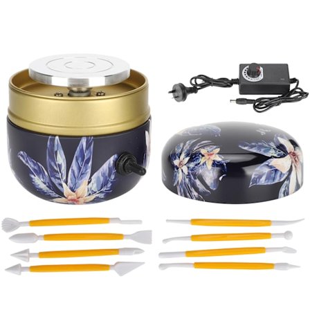 Pottemagerhjul Mini Elektrisk Keramisk Maskine Børns Manuelle DIY Værktøj 100240V(AU Stik )