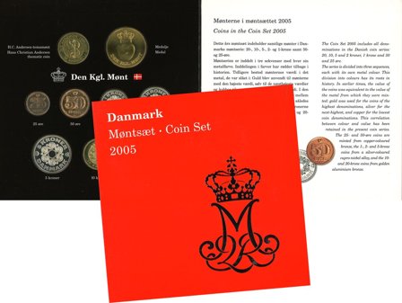 Danmark 2005 - Kgl. møntsæt - 2. sortering