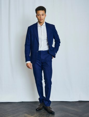 Bruun & Stengade Bs Pollino Classic Fit Blazer - Navy - 48