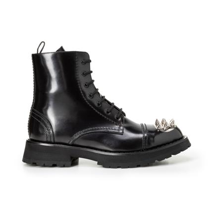 Alexander McQueen, Lace-up Boots Zwart, Heren, Maat:42 EU