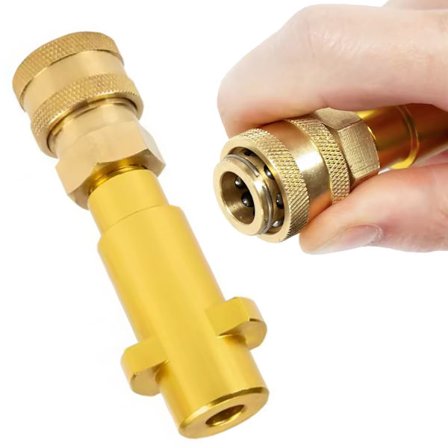 Adapteri Painepesuriin QC:sta Pikaliittimeen 1/4" – Kestävä Rakenne | 160 Bar | Varaosa Karcher K2 K5 K7 varten