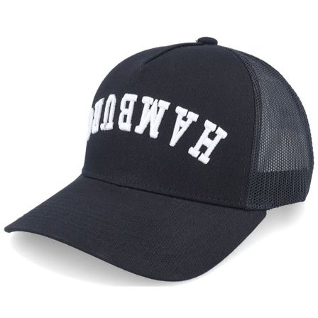 Iconic - Svart trucker Keps - Hamburg Upside Down 3d Black A-frame Trucker @ Hatstore