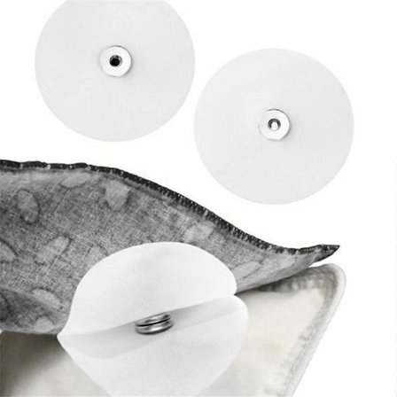 Dynejakker, strygejern på plastikclips til dynefastgørelse, passer til alle dynebetræk